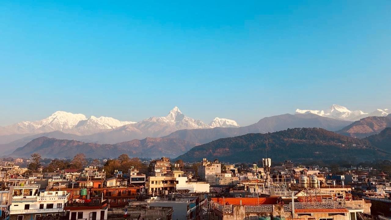 Penthouse 3 Bedroom Apartment With A Beautiful View Pokhara Exteriör bild