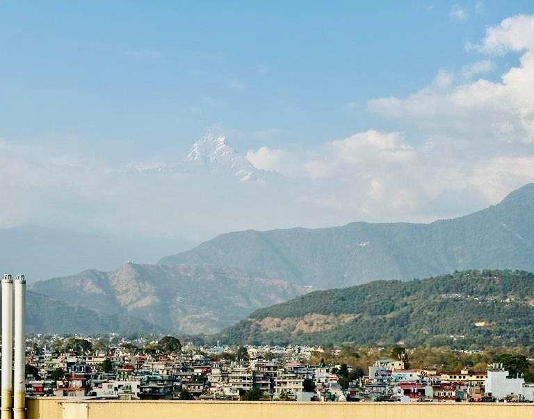 Penthouse 3 Bedroom Apartment With A Beautiful View Pokhara Exteriör bild